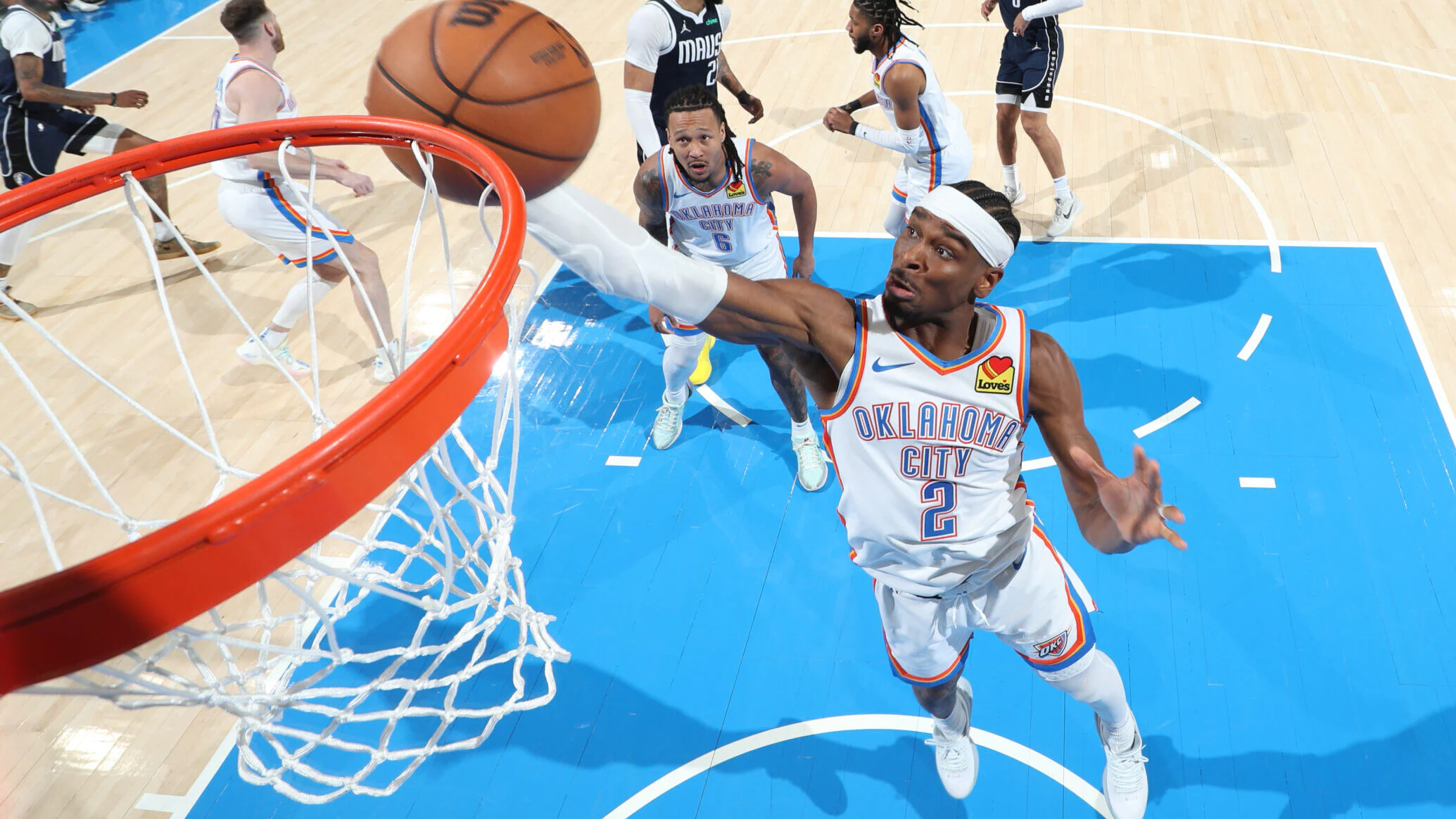 dallas mavericks vs okc thunder match player stats