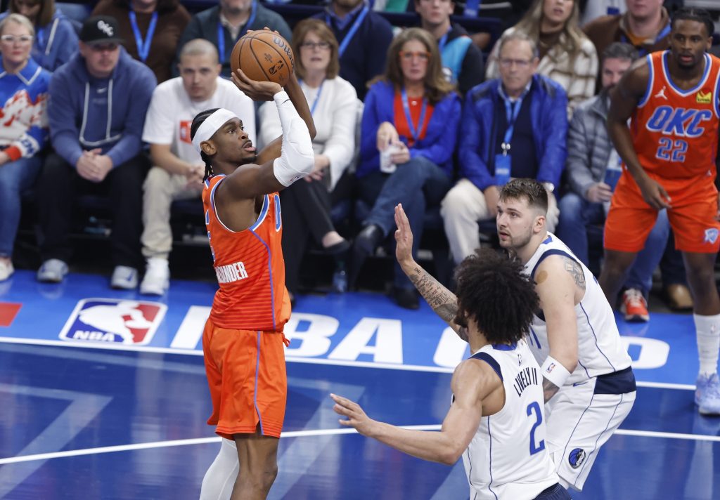 dallas mavericks vs okc thunder match player stats